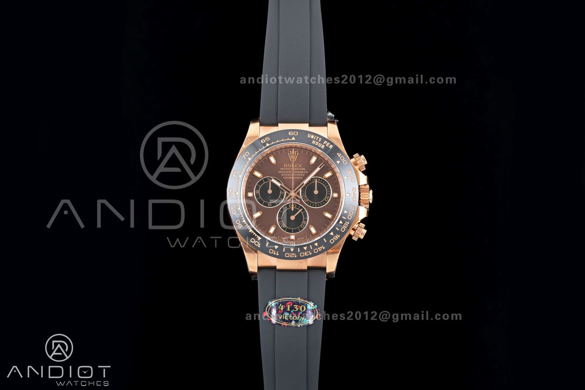 Daytona 116515 VF 1:1 Best Edition 904L Steel Brown/Black Dial on Oysterflex Strap DD4130